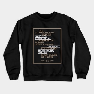 Jungkook Golden Crewneck Sweatshirt